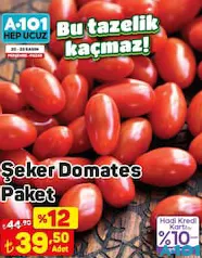 ŞEKER DOMATES PAKET fiyat ve kampanya bilgisi